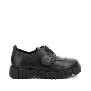Black platform brogues hotsell