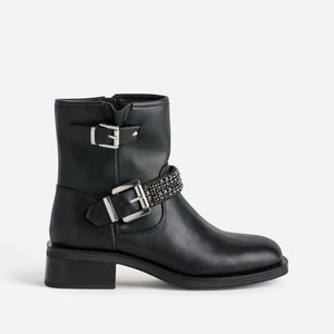 Bottines vernies noires texto outlet