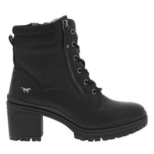 Bottines talon bottier noir Mustang La Redoute