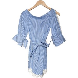 Combi short tres bon etat bleu Zara La Redoute