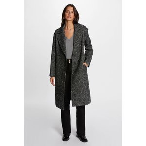 Manteau long cintre ceinture bleu electrique Morgan La Redoute