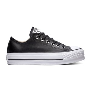 Converse white ox lift platform patent trainers hotsell