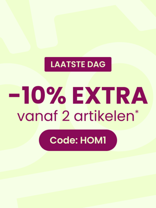 10% EXTRA vanaf 2* • Code HOM1