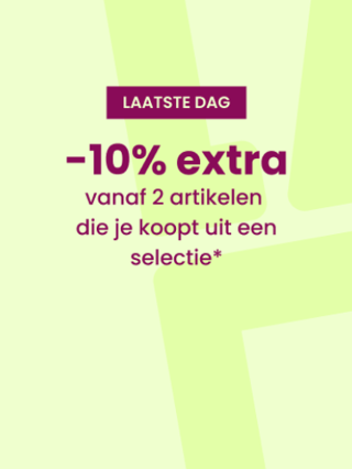 10% EXTRA vanaf 2* • Code AUGT