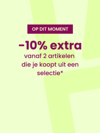 10% EXTRA vanaf 2* • Code AUGT