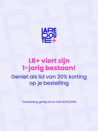  LR+ viert zijn 1-jarig bestaan! Profiteer van 30% korting op je bestelling 
