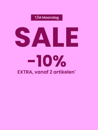Tot maandag :  -10% EXTRA vanaf 2 artikelen