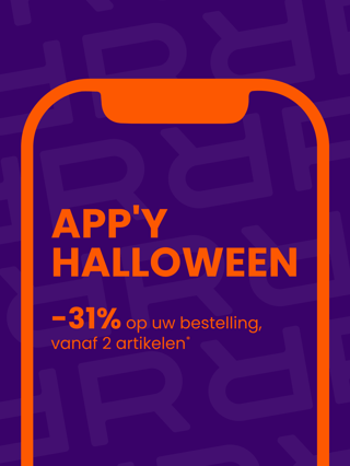 APP'Y HALLOWEEN : -31% op de merken La Redoute Collections, Anne Weyburn, La Redoute Intérieurs en AMPM, vanaf 2 artikelen*