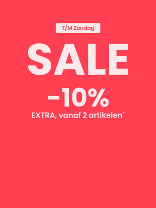 Tot zondag :  -10% EXTRA vanaf 2 artikelen