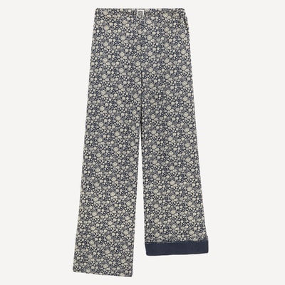 Ciepłe, szerokie legginsy z polaru z nadrukiem kwiatowym LA REDOUTE COLLECTIONS