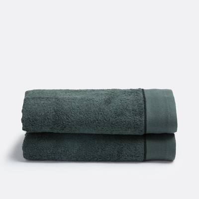 Set van 2 gekamde katoenen handdoeken 675g/m², Victor LA REDOUTE INTERIEURS