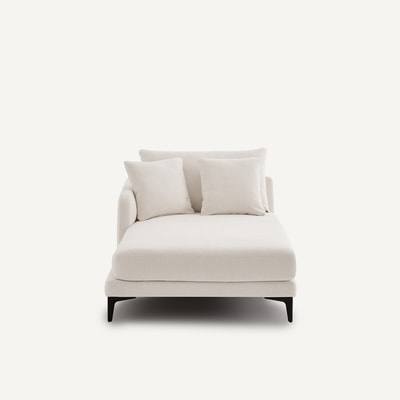 Chaise longue in tela di poliestere, MODERNISTE, design Emmanuel Gallina AM.PM X EMMANUEL GALLINA