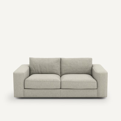Kompaktes 3-Sitzer-Sofa aus Tweed, Skander AM.PM