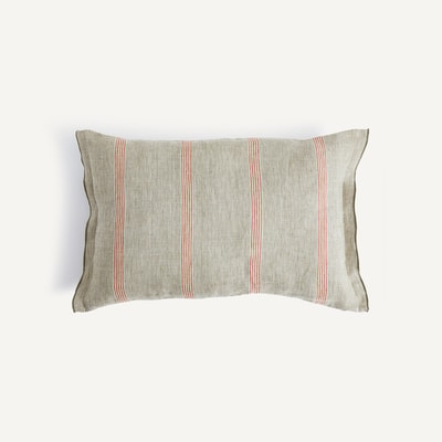 Housse de coussin lin rayé, Virel AM.PM