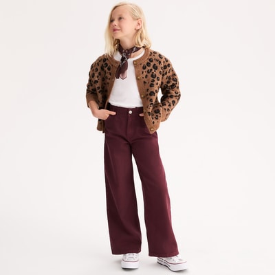 Wijde broek met 5 zakken van katoen LA REDOUTE COLLECTIONS