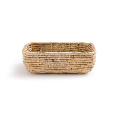 Kunda Rectangular Woven Reed Basket AM.PM