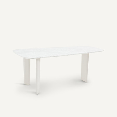 Tafel in wit marmer, Dolmena AM.PM