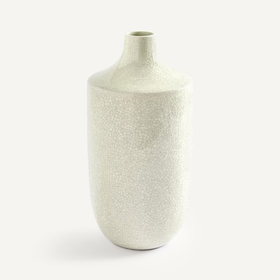 Vase en faïence craquelée, hauteur 36 cm, CATANE AM.PM