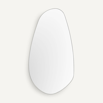 Miroir organique en nickel satiné, Lido AM.PM