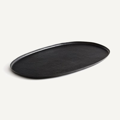 Duża 71cm metalowa taca owalna XXL AM.PM