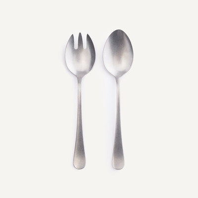 Set de couverts à salade, en inox brossé, Ritual OTTO STUDIO FOR AM.PM