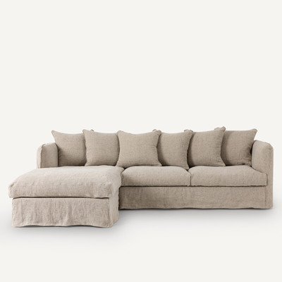 Ecksofa Néo Chiquito, Leinen meliert AM.PM