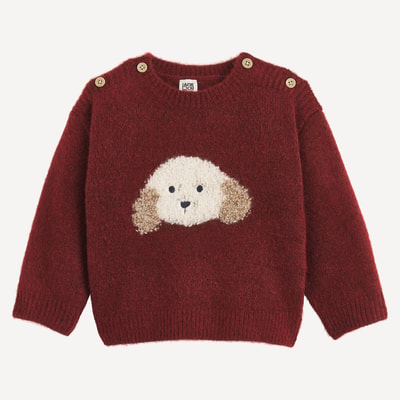 Sweter/komin z grubej dzianiny żakardowej z okrągłym dekoltem LA REDOUTE COLLECTIONS