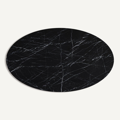 Plateau de table ellipse en marbre L170 cm, Elipso AM.PM