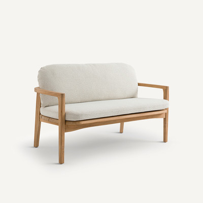 2-Sitzer-Gartensofa Cordano, Teak massiv AM.PM