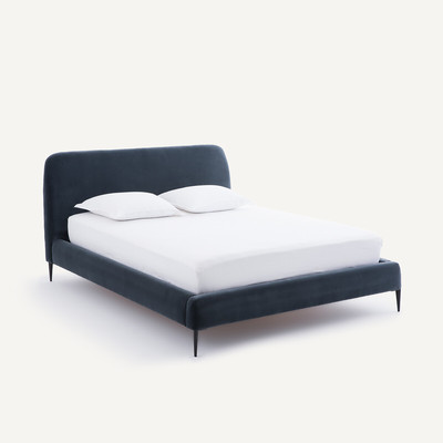 Lit 2 places en velours design E. Gallina, Oscar AM.PM