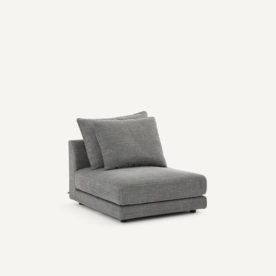 Modularer Sessel aus Baumwolle und Leinen, TIBERIO AM.PM