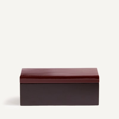 Boîte rectangulaire laquée, Pixa AM.PM