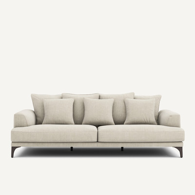 Sofa aus Baumwolle und Leinen, Armento AM.PM