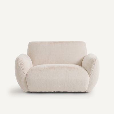 Fauteuil tissu duveteux, Spogano AM.PM