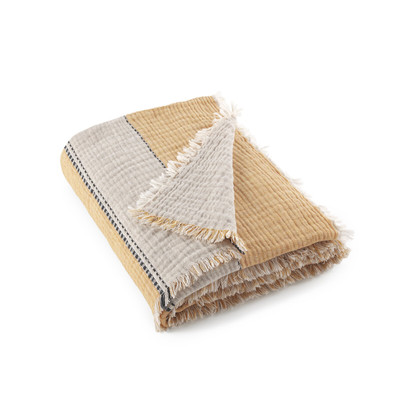 Plaid bicolore en gaze Markita AM.PM
