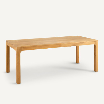 Table chêne massif à allonges, Théadora AM.PM