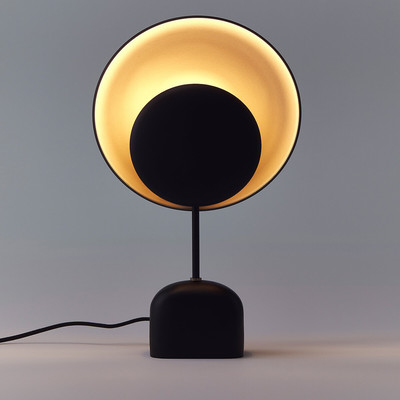 Lampe à poser, métal noir et moka, Naton AM.PM