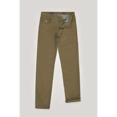 Pantalon 5 poches stretch uni léger MCS