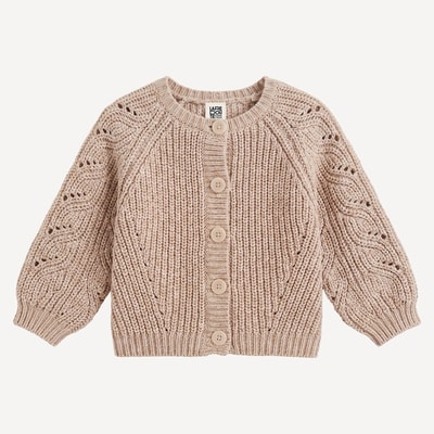 Vest met ronde hals in fijn geribt tricot LA REDOUTE COLLECTIONS