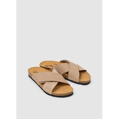 Pantoletten mit gekreuzten Riemen Bio Evolve PEPE JEANS
