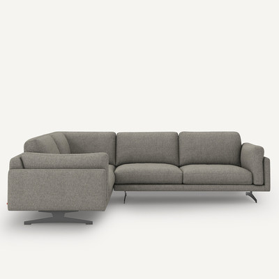 Ecksofa César, Strukturgewebe Viskose/Leinen AM.PM