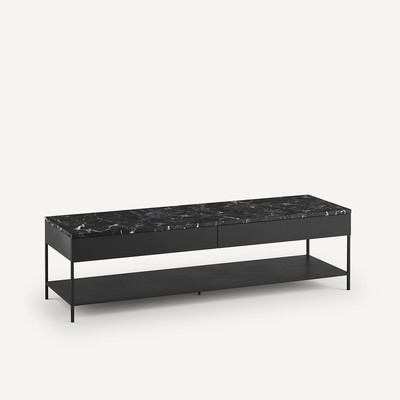 Febée Two-Layer Metal & Marble TV Unit AM.PM