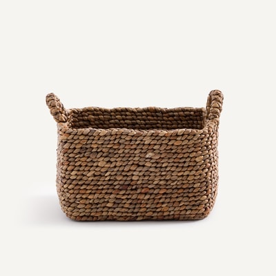 Panier tressé en jacinthe d'eau, petit modèle, RAGA AM.PM