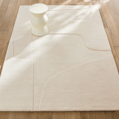 Tapis contemporain laine, tufté main, Sahil AM.PM