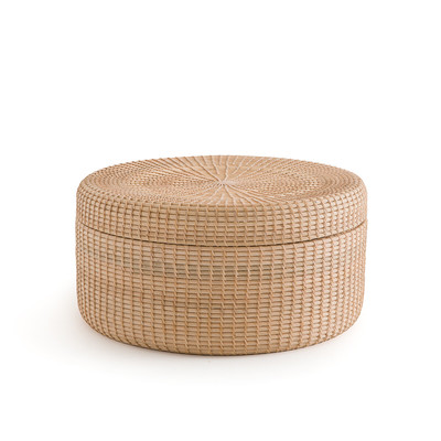 Ysée 50cm Diameter Round Rattan Storage Box AM.PM