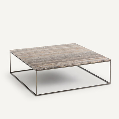 Table basse plateau travertin, Mahaut AM.PM