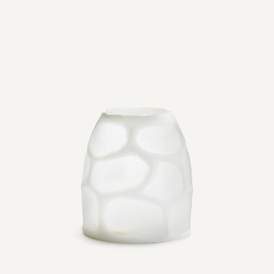 Vase en verre dépoli, H20 cm, Arca AM.PM