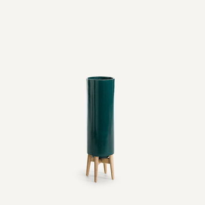 Vaso su base in hevea H70cm, Florian AM.PM