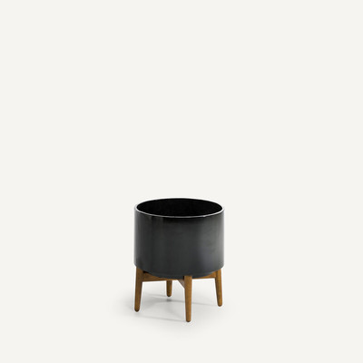Vaso su base in hevea H42cm, Florian AM.PM