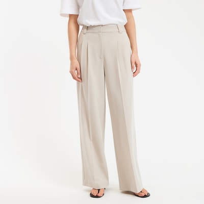 Wijde broek met plooien LA REDOUTE COLLECTIONS
